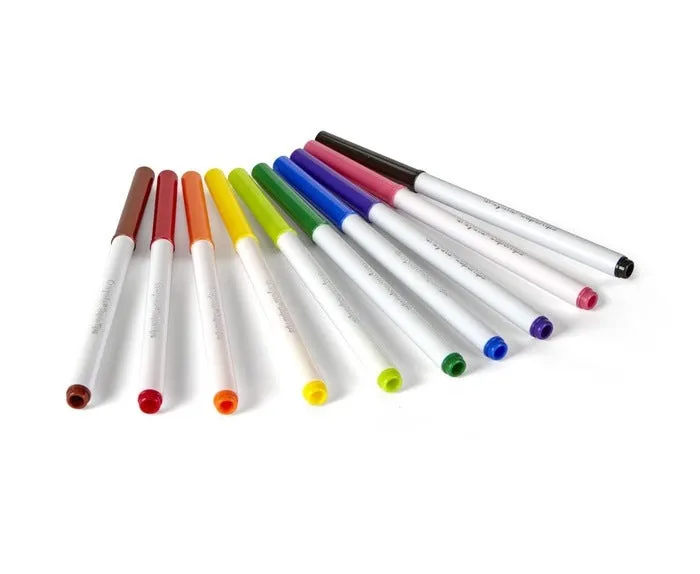 10 Colors Super Tips Washable Marker
