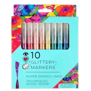 10 Glitter Markers