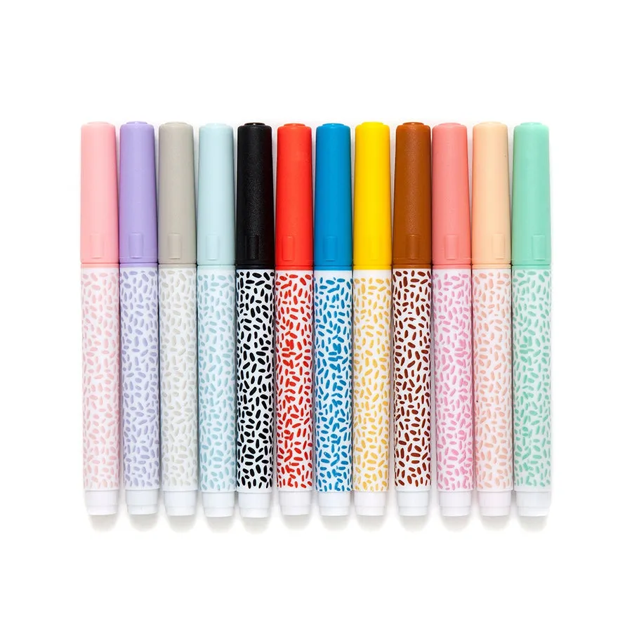 12 felt tip markers 6 yrs 