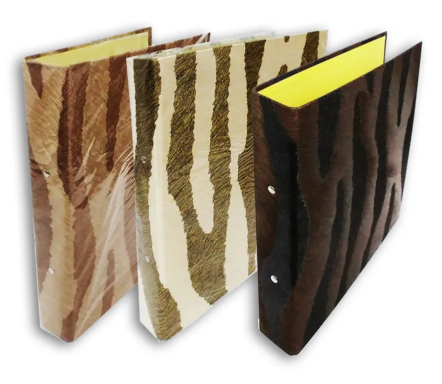 2 Ring Binder A4 Size with Zebra Print