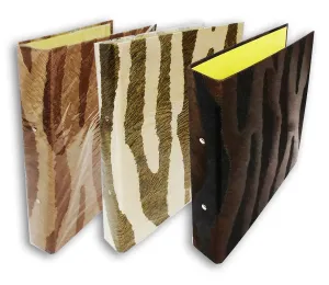 2 Ring Binder A4 Size with Zebra Print