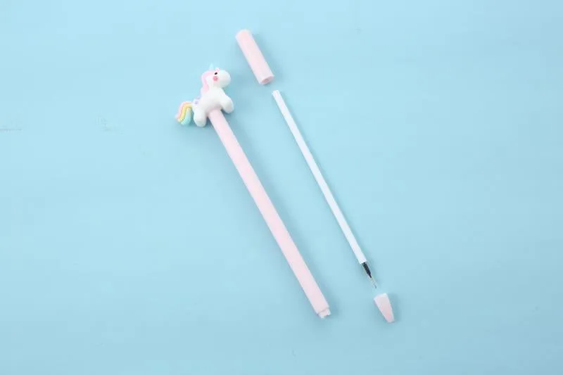 22343 UNICORN RAINBOW TAIL GEL PEN-36