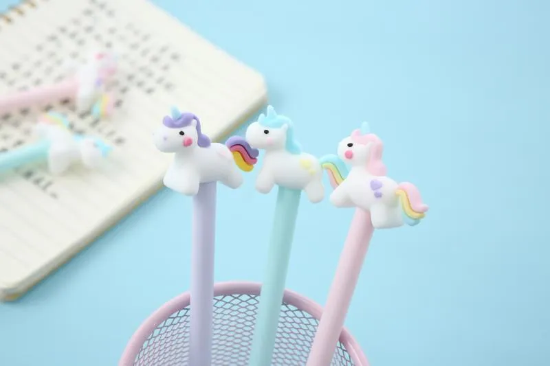 22343 UNICORN RAINBOW TAIL GEL PEN-36