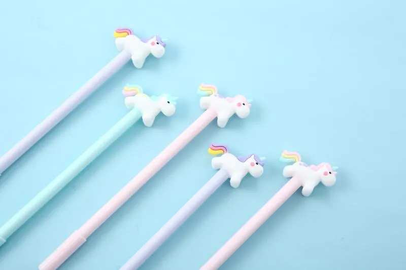 22343 UNICORN RAINBOW TAIL GEL PEN-36