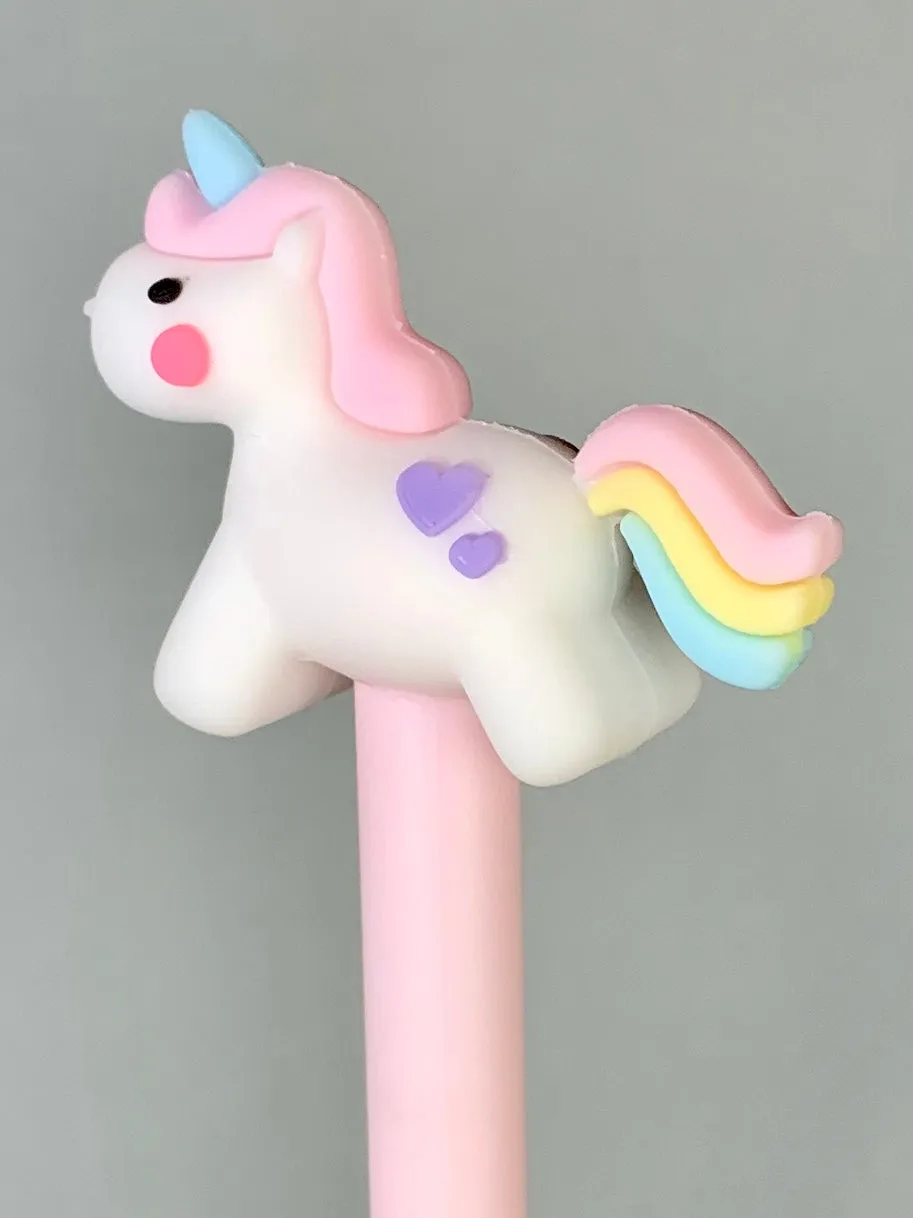 22343 UNICORN RAINBOW TAIL GEL PEN-36