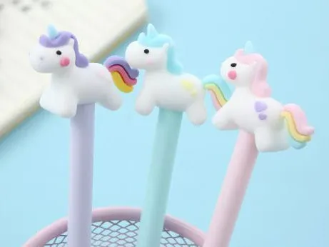 22343 UNICORN RAINBOW TAIL GEL PEN-36
