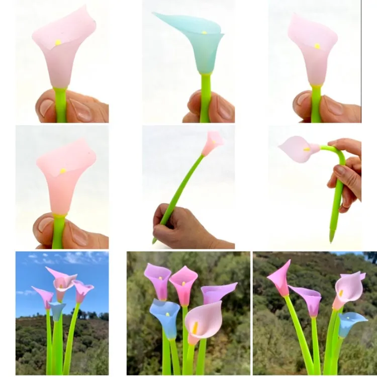 22412 COLOR CHANGING LILY FLOWER GEL PEN-48