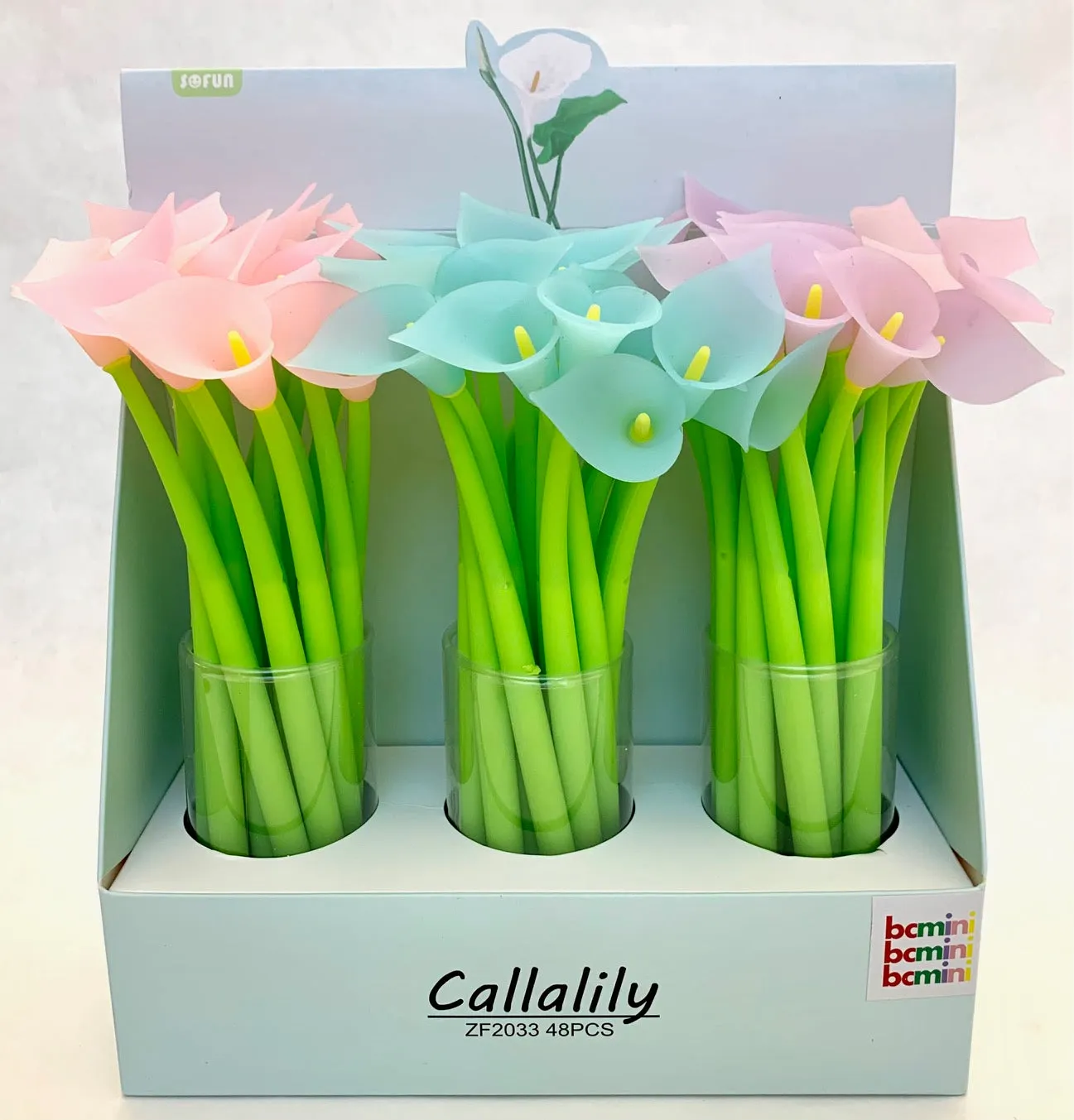 22412 COLOR CHANGING LILY FLOWER GEL PEN-48