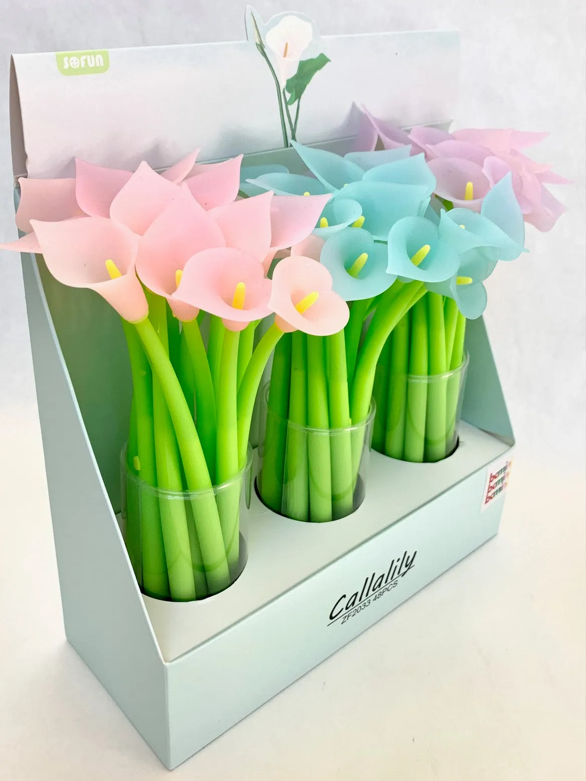 22412 COLOR CHANGING LILY FLOWER GEL PEN-48