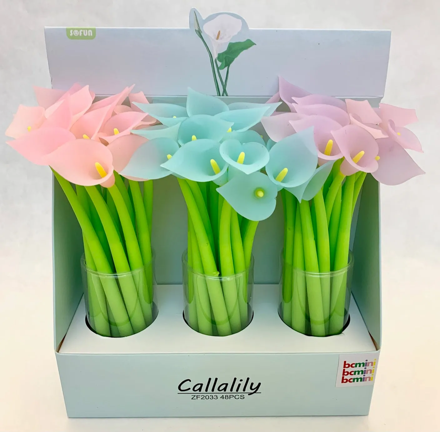 22412 COLOR CHANGING LILY FLOWER GEL PEN-48