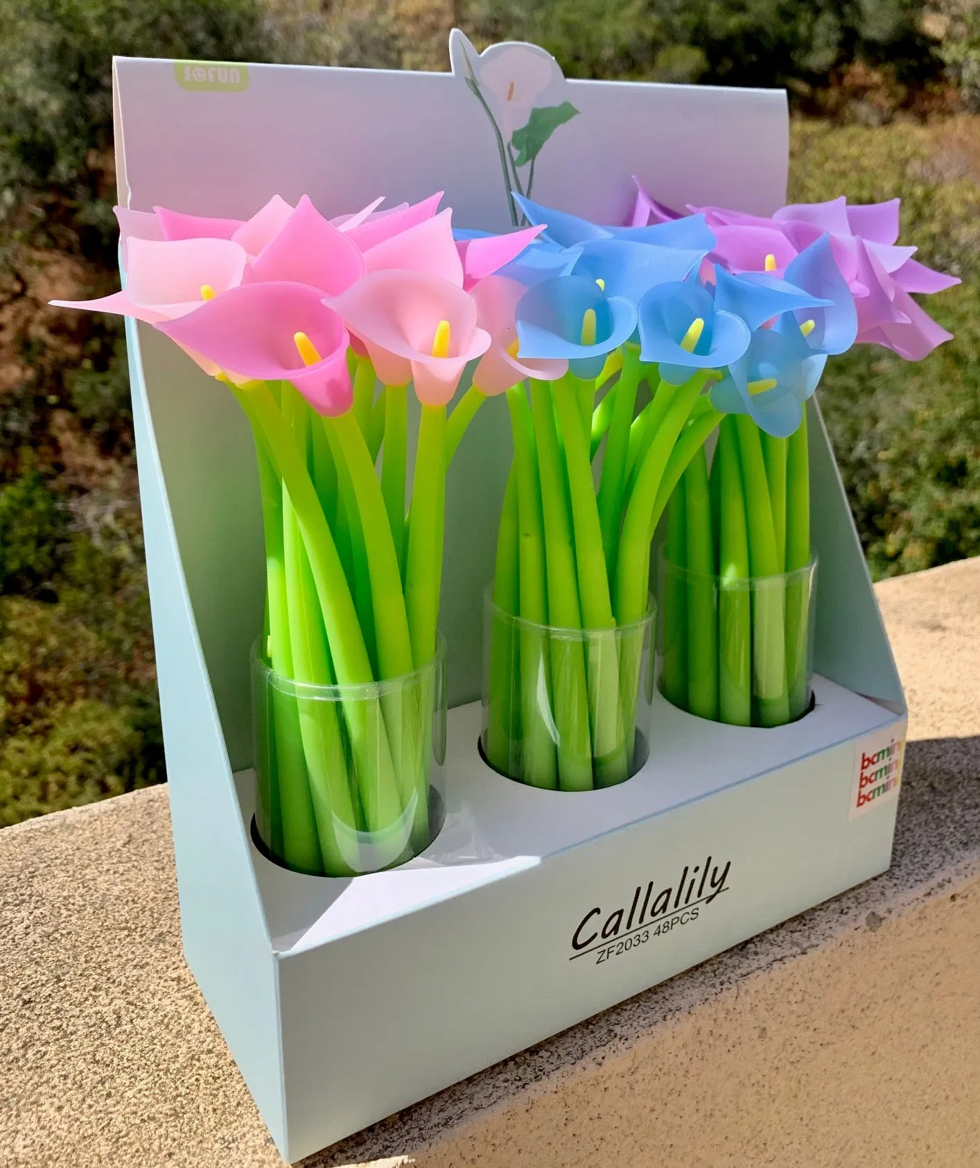 22412 COLOR CHANGING LILY FLOWER GEL PEN-48