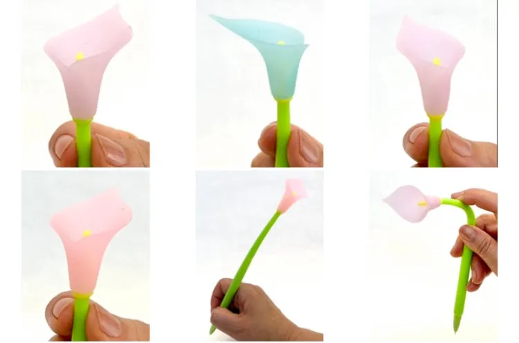 22412 COLOR CHANGING LILY FLOWER GEL PEN-48