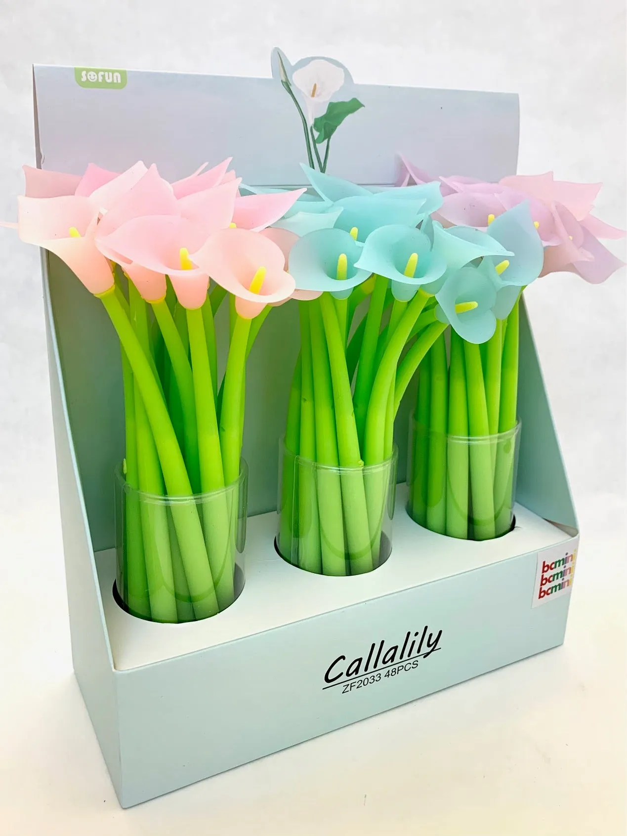 22412 COLOR CHANGING LILY FLOWER GEL PEN-48