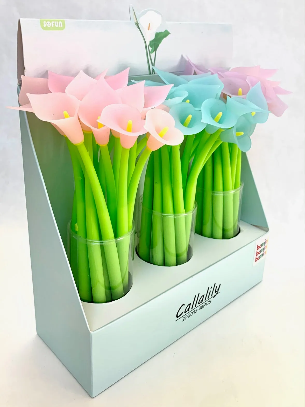 22412 COLOR CHANGING LILY FLOWER GEL PEN-48