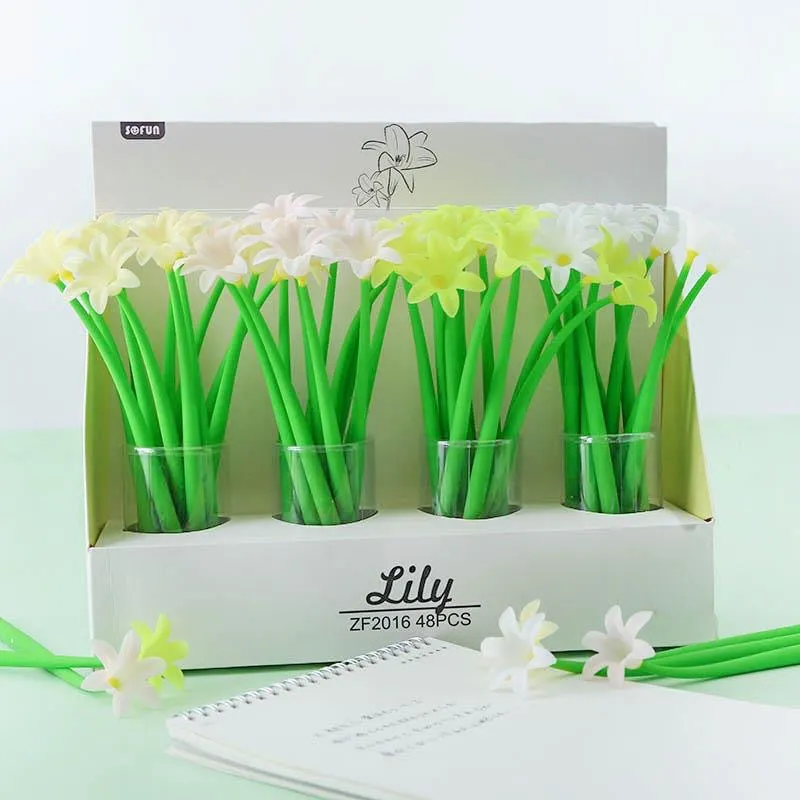 224142 LILY FLOWER GEL PEN-41