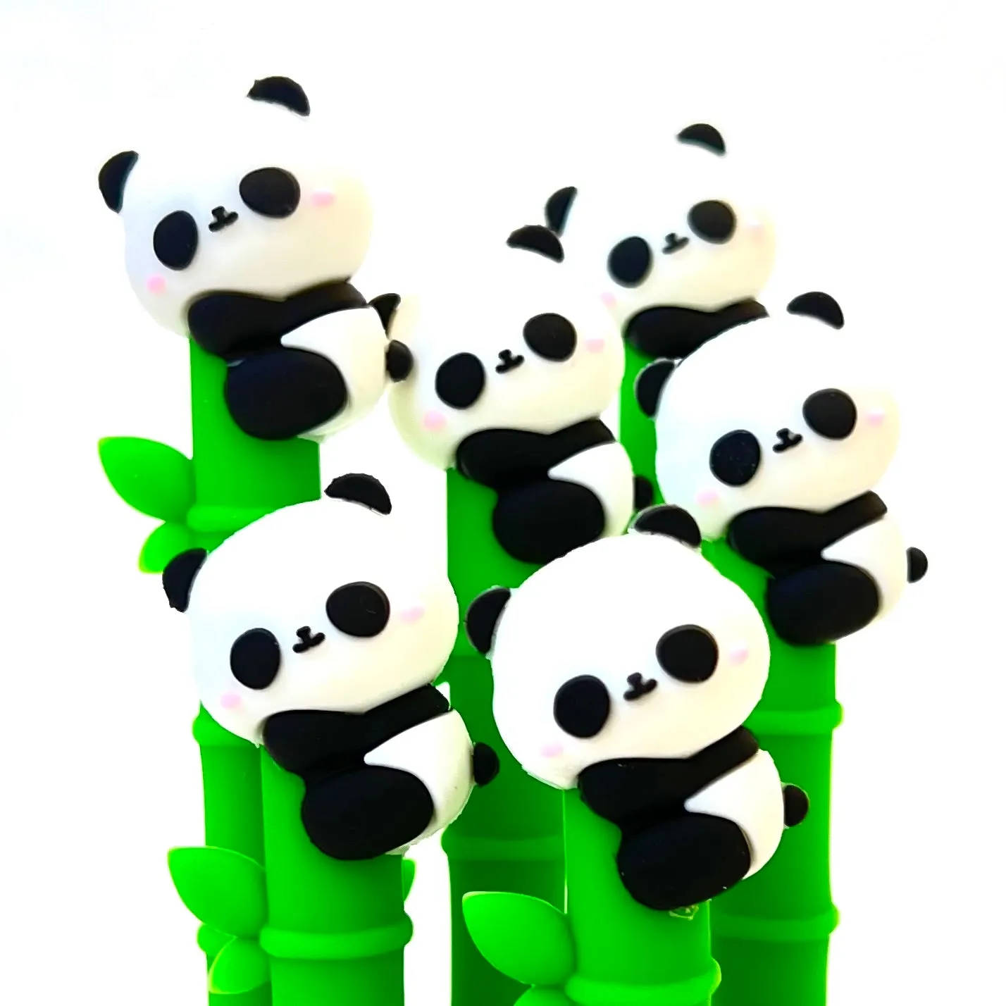 22477 PANDA BAMBOO GEL PEN-48