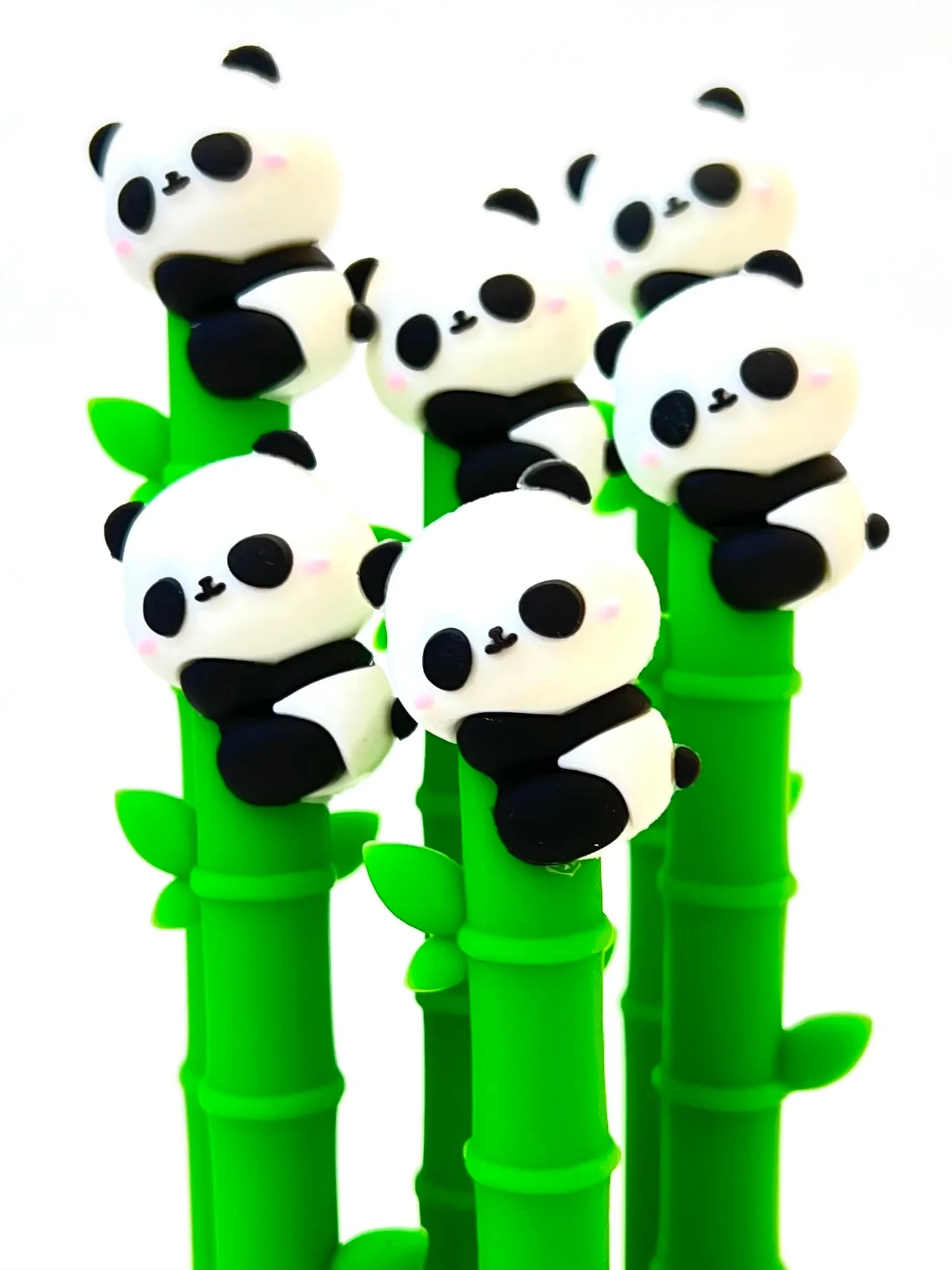 22477 PANDA BAMBOO GEL PEN-48