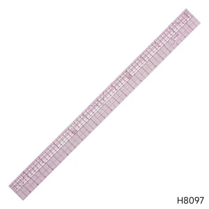 24" & 60 cm Clear Plastic Pattern Grading Ruler with holes