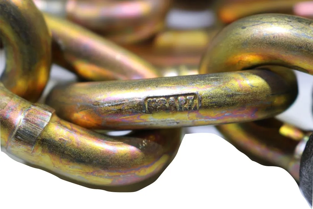 5/16" x 20 Ft Grade 70 Transport Chain w/ Clevis Grab Hooks USA