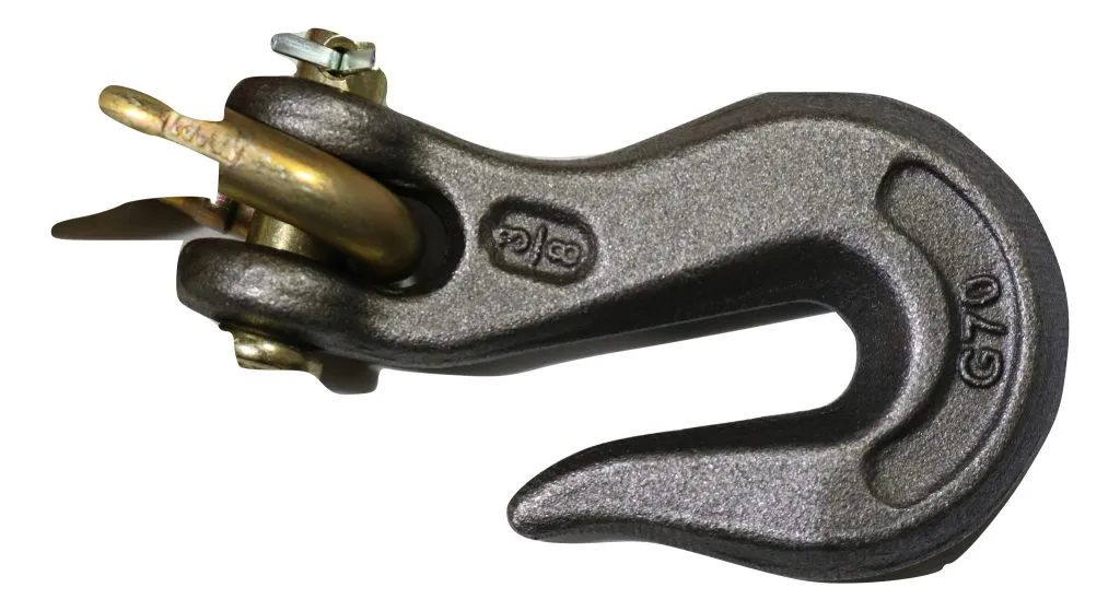 5/16" x 20 Ft Grade 70 Transport Chain w/ Clevis Grab Hooks USA