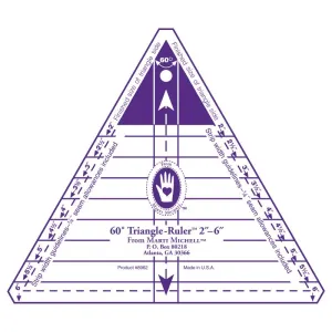 60 Degree Triangle Ruler - Marti Michell