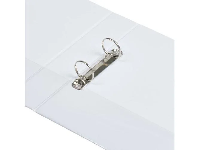 Alpha Presentation Binder 2 Rings A3 Landscape, 25mm Spine, White (203-A3)