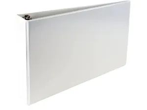 Alpha Presentation Binder 2 Rings A3 Landscape, 25mm Spine, White (203-A3)