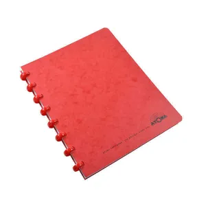 Atoma Classic Colours Card Cover Disc-Bound Refillable Notebook 165 x 210