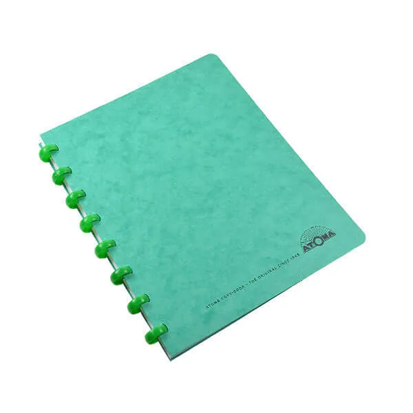 Atoma Classic Colours Card Cover Disc-Bound Refillable Notebook 165 x 210