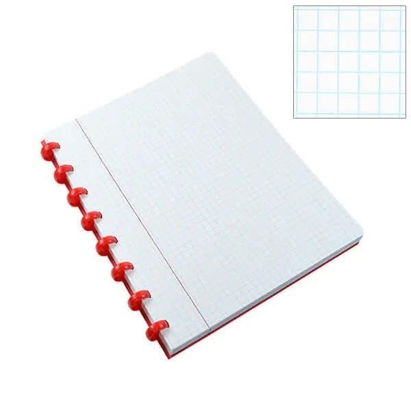 Atoma Classic Colours Card Cover Disc-Bound Refillable Notebook 165 x 210