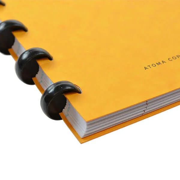 Atoma Classic Colours Card Cover Disc-Bound Refillable Notebook 165 x 210