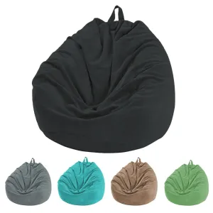 Bean Bag Chair Cover Soft Removable Washable Slipcover Jacket for Most Sofa