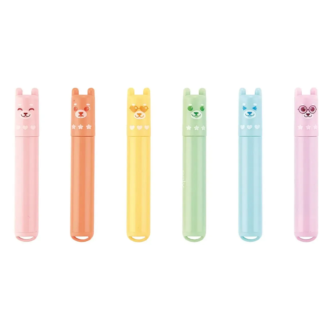 Beary sweet mini scented highlighters. PRICE PER PACK OF 6 pens.