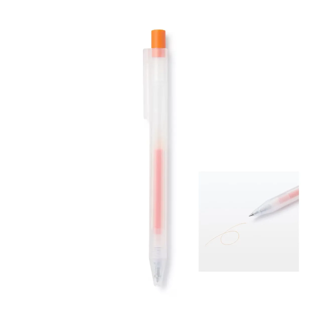 BLUE MUJI Japan Knock Gel Ink Retractable Type Ballpoint Pen 0.3mm Muji Gel Pen Smooth Gel Pen Artist Pen Anime Pen Fine Line | 0.3mm