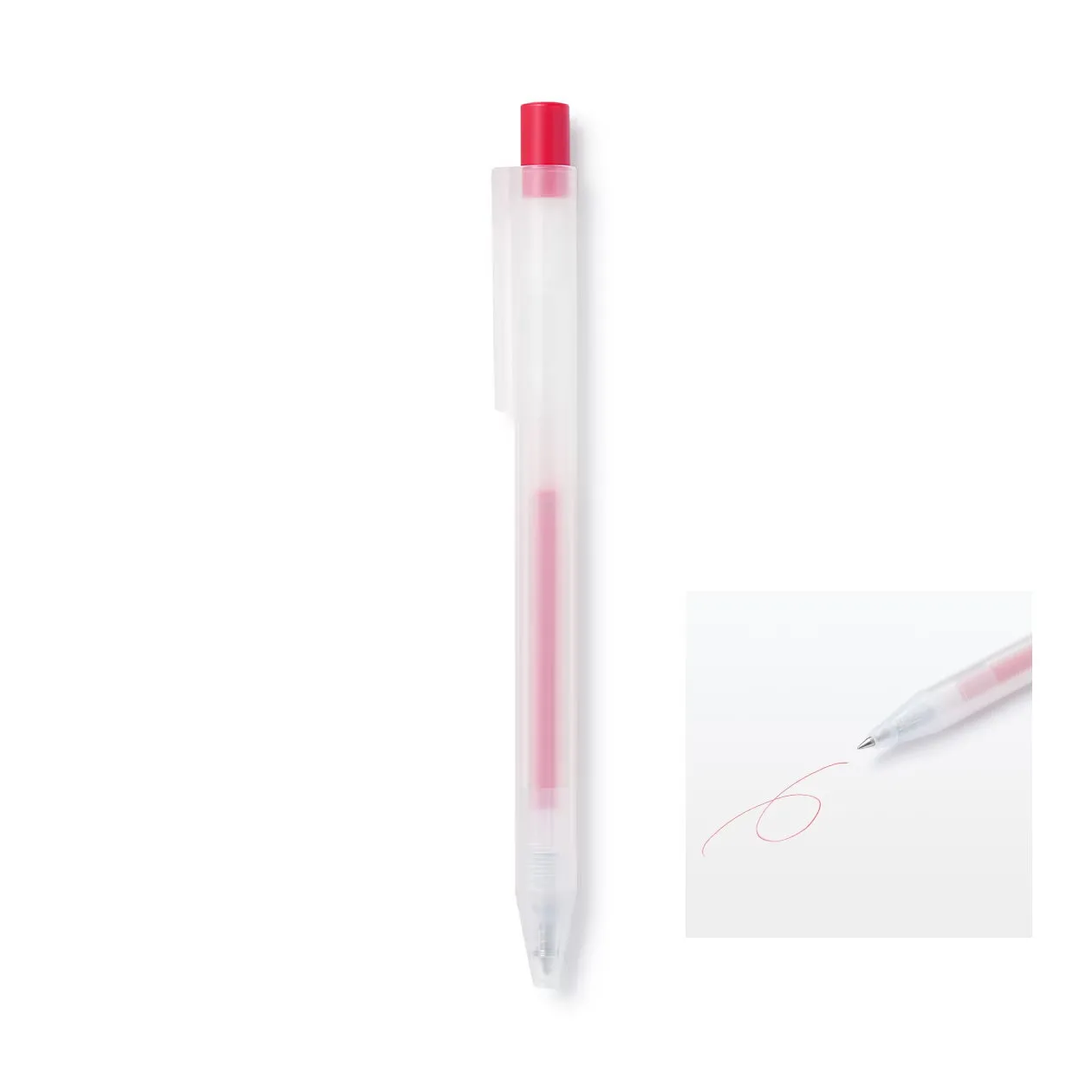 BLUE MUJI Japan Knock Gel Ink Retractable Type Ballpoint Pen 0.3mm Muji Gel Pen Smooth Gel Pen Artist Pen Anime Pen Fine Line | 0.3mm