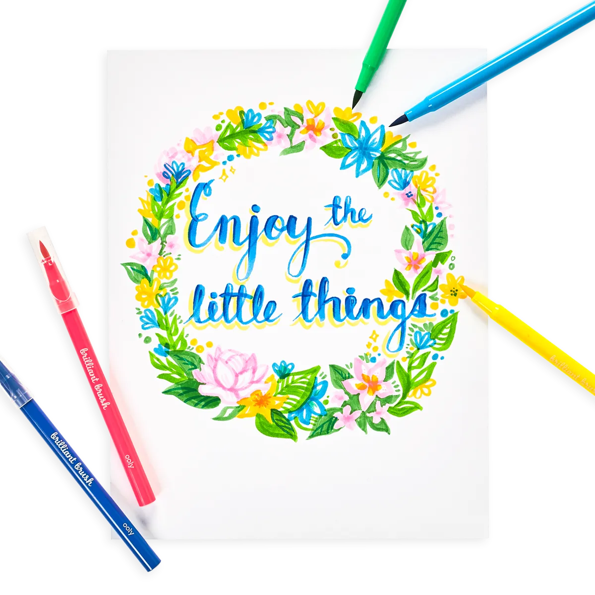 Brilliant Brush Markers