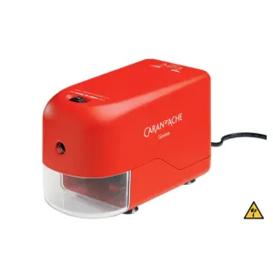 Caran d'ache Electric Pencil Sharpner-Red