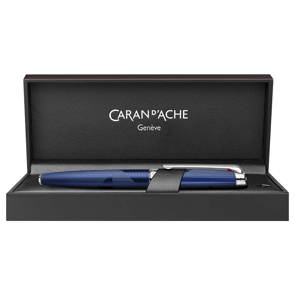 Caran d'Ache Leman Rollerball Pen Bleu Marin