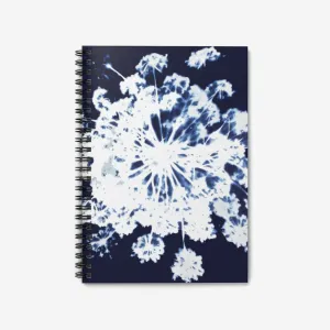 Carrot Flower Spiral Notebook