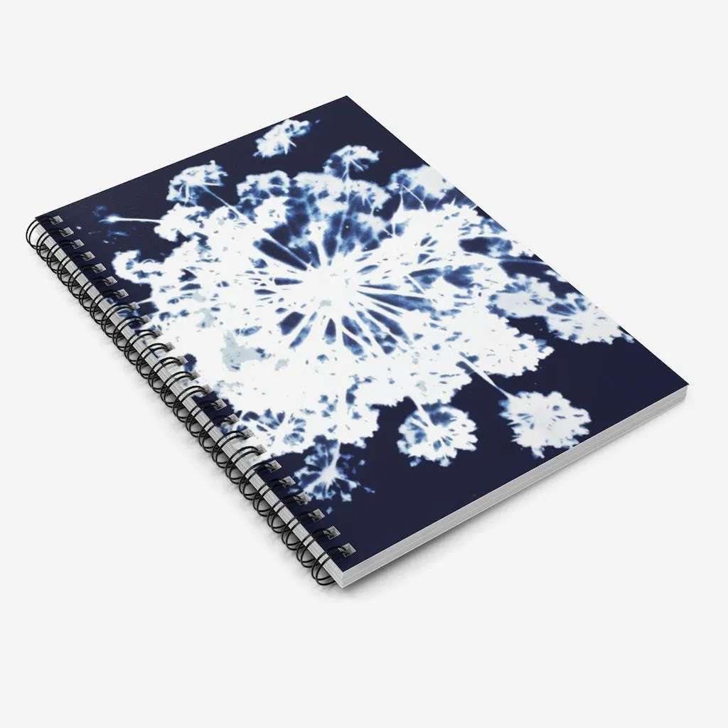 Carrot Flower Spiral Notebook
