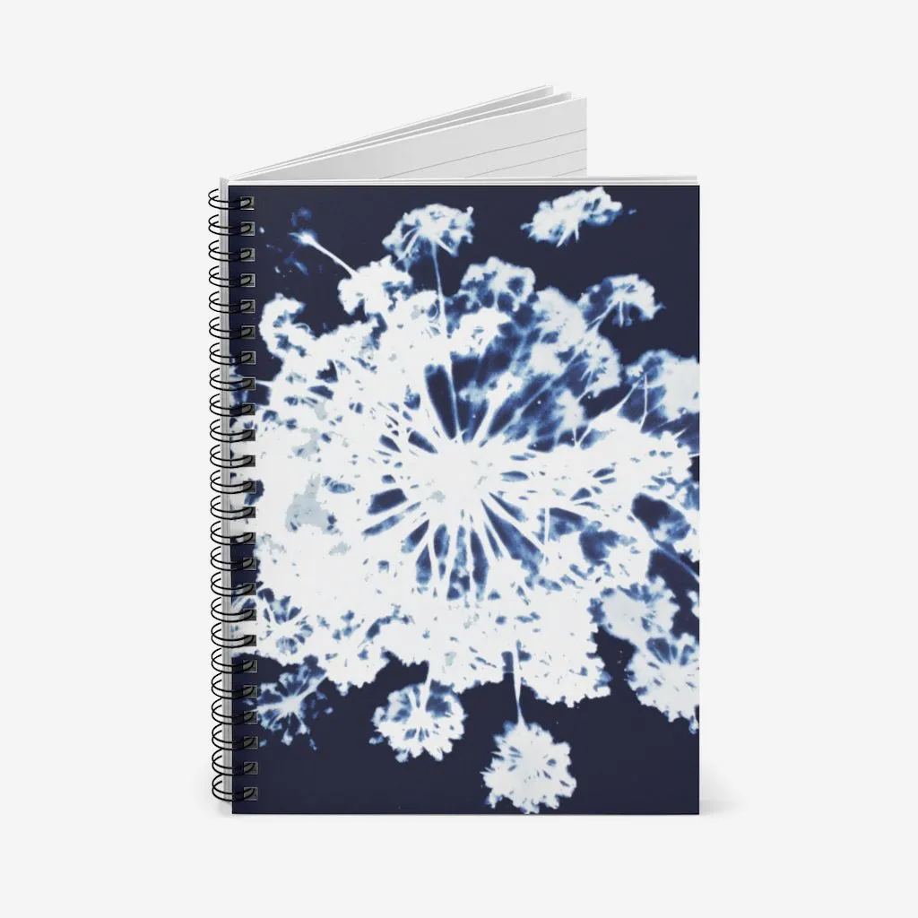 Carrot Flower Spiral Notebook