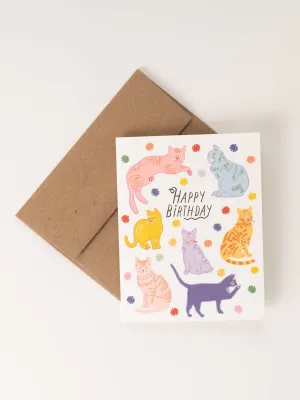 Cats Birthday Card