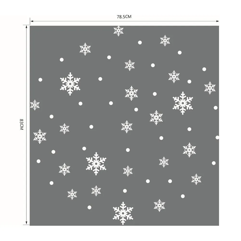 Christmas Snowflake Removable Wall Sticker Mural Decal Home Window Decor