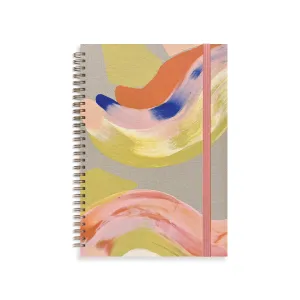 Citron hand-painted B5 journal