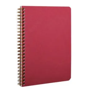 Clairefontaine Age-Bag A5 Coilbound Notebook, Ruled, Red
