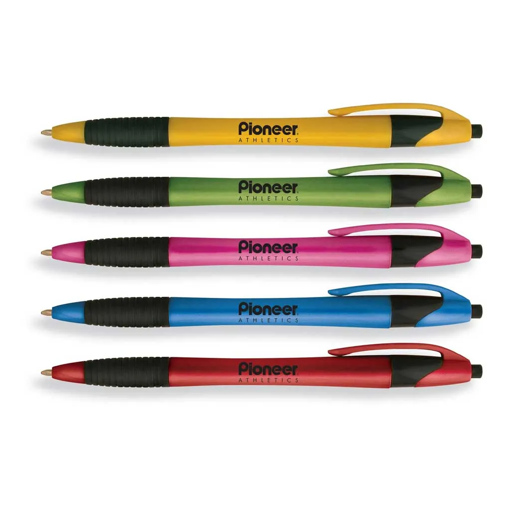 Click Pen w/Rubber Grip