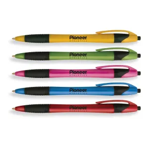 Click Pen w/Rubber Grip