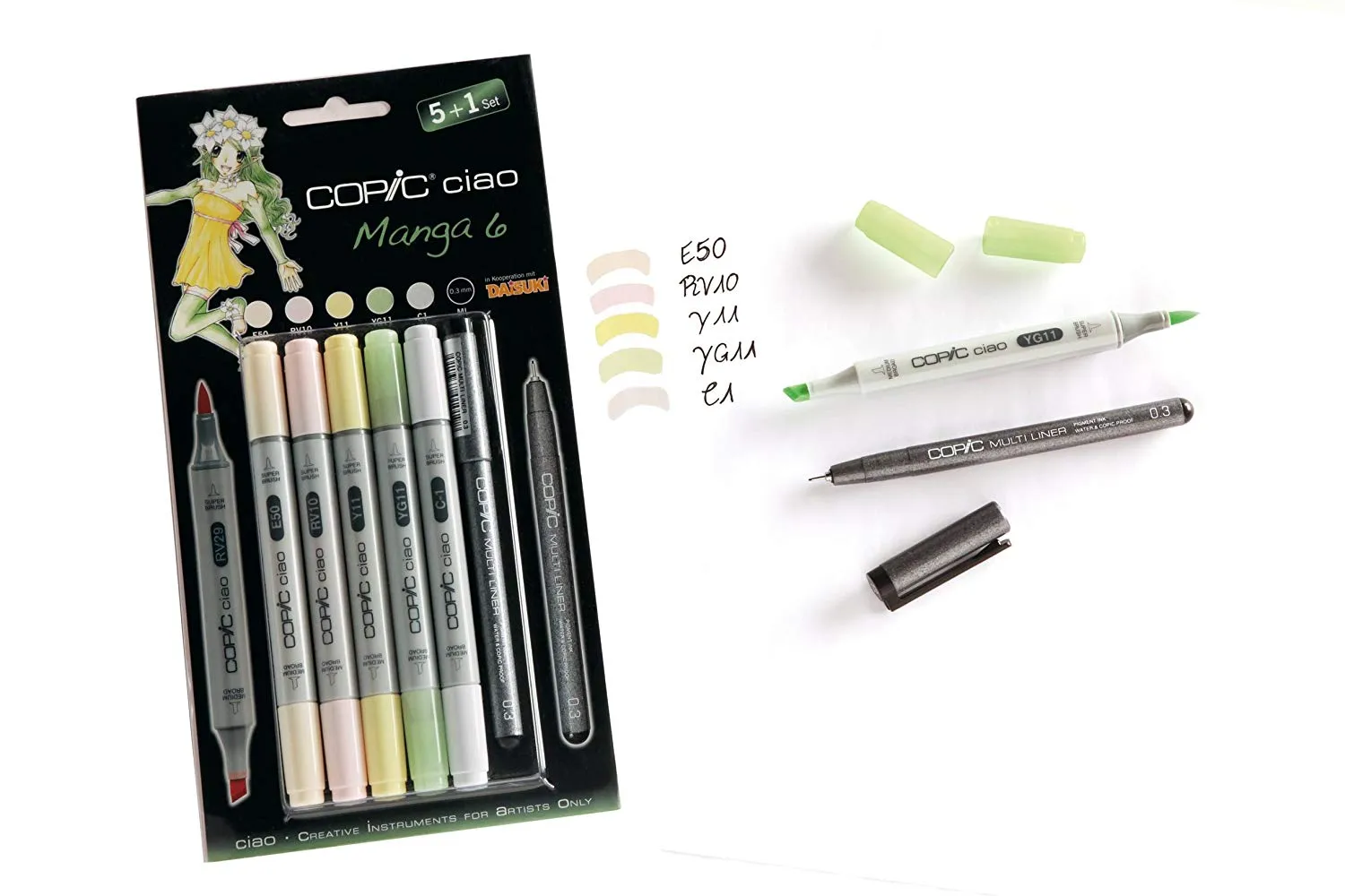 Copic Ciao Manga 6