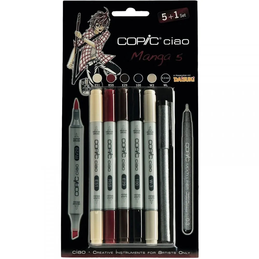 Copic Ciao Set Manga 5