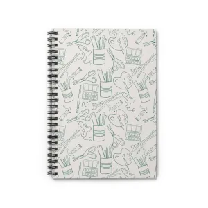 “Crafty Things” Spiral Notebook - Ruled Line - by Christy Beasley